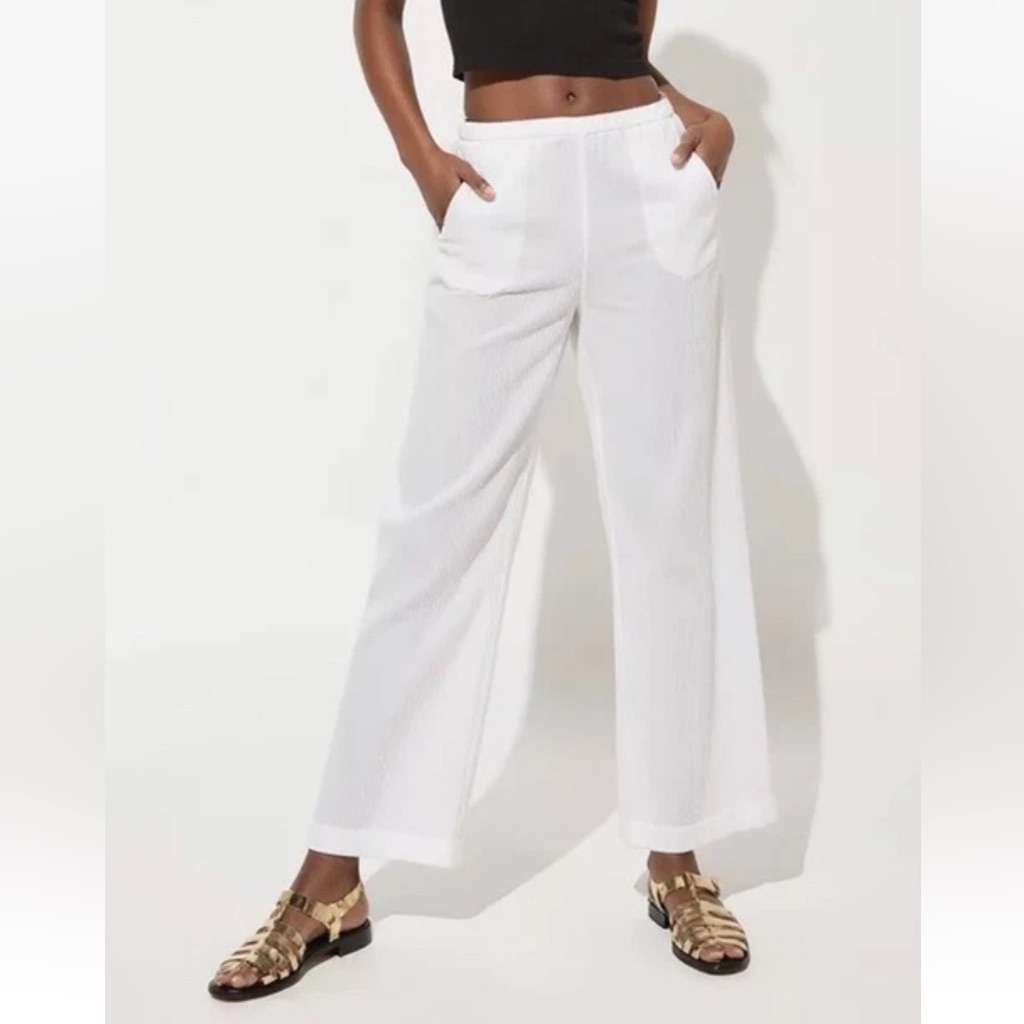J.Crew Relaxed Beach Pant In Airy Gauze Bx630